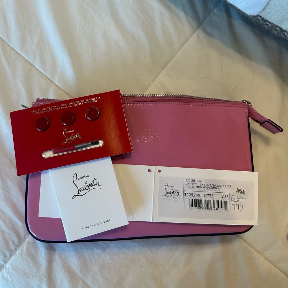 Christian Loubuiton Loubila pouch/shoulder bag gummy - Picture 16 of 16